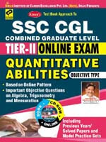 SSC CGL  Books kiran prakashan | SSC CGL Tier II Online Exam Quantitative Abilities With CD English  | 1764