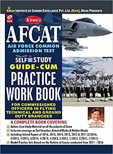 Afcat (Air Force Common Admission Test) Self Study Guide-Cum Practice Work Book—English