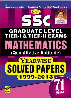 1037 SSC Graduate Level Tier I Tier II Exams Mathematics Quantitative Aptitude Year Wise Solved papers